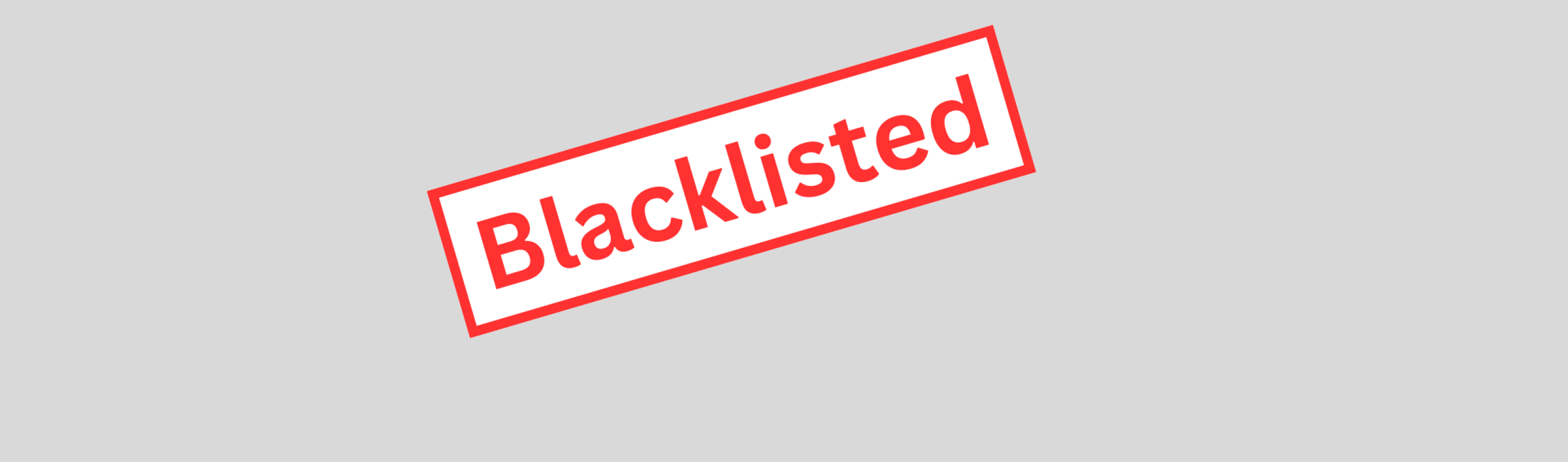 Blacklisted banner image